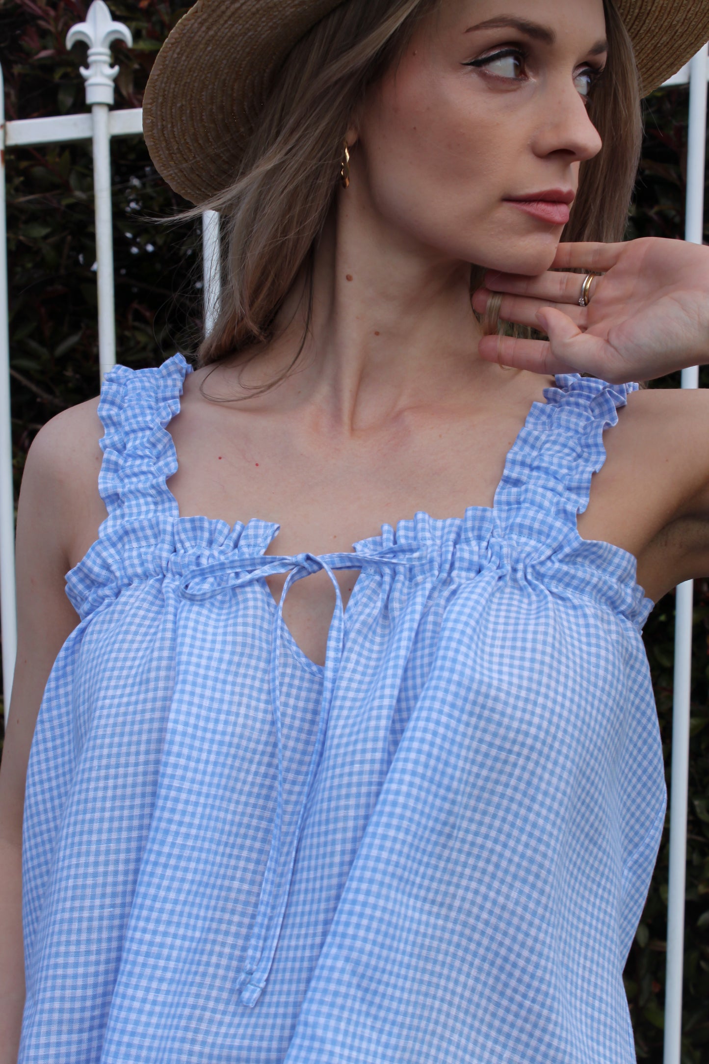 Spritz Cami | Cornflower Gingham