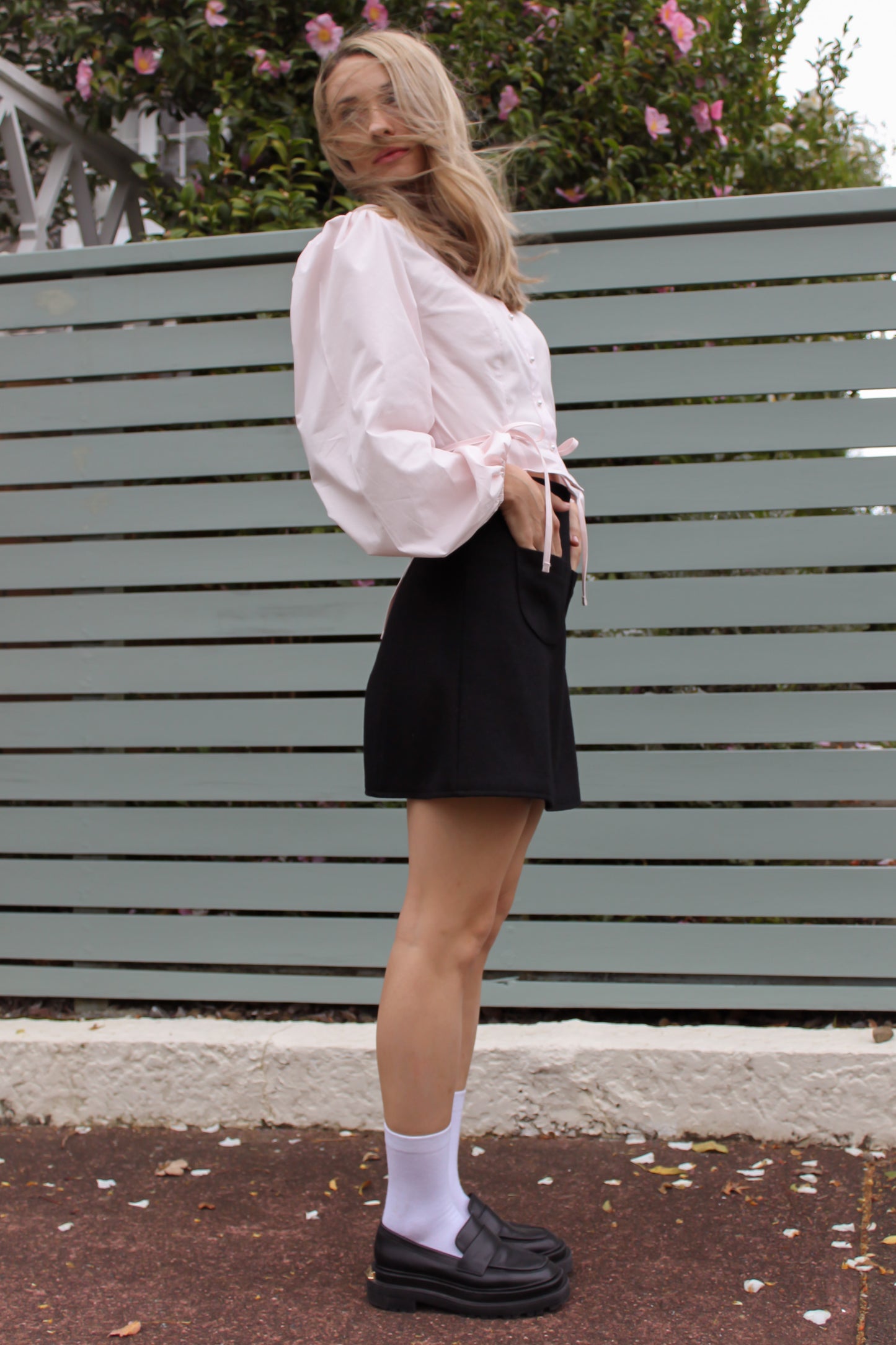 Playground Mini Skirt | Raven Black