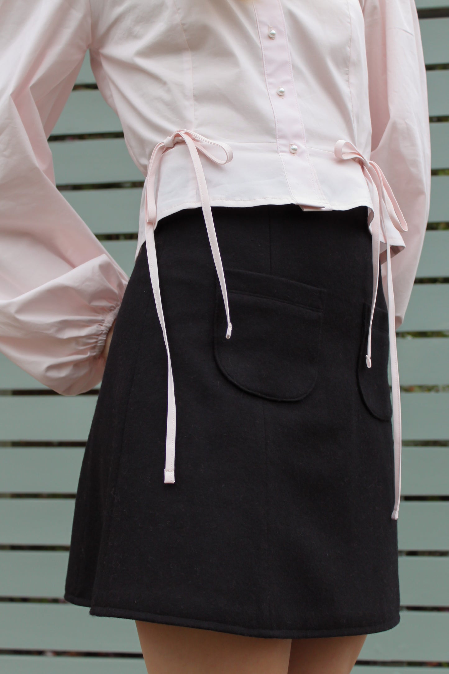 Playground Mini Skirt | Raven Black