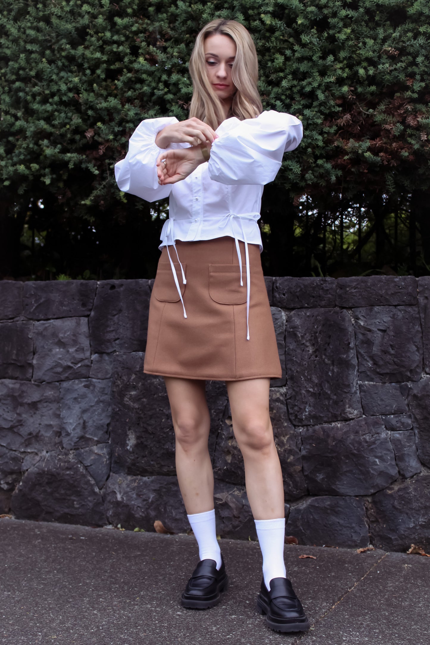 Barre Blouse | Snow White