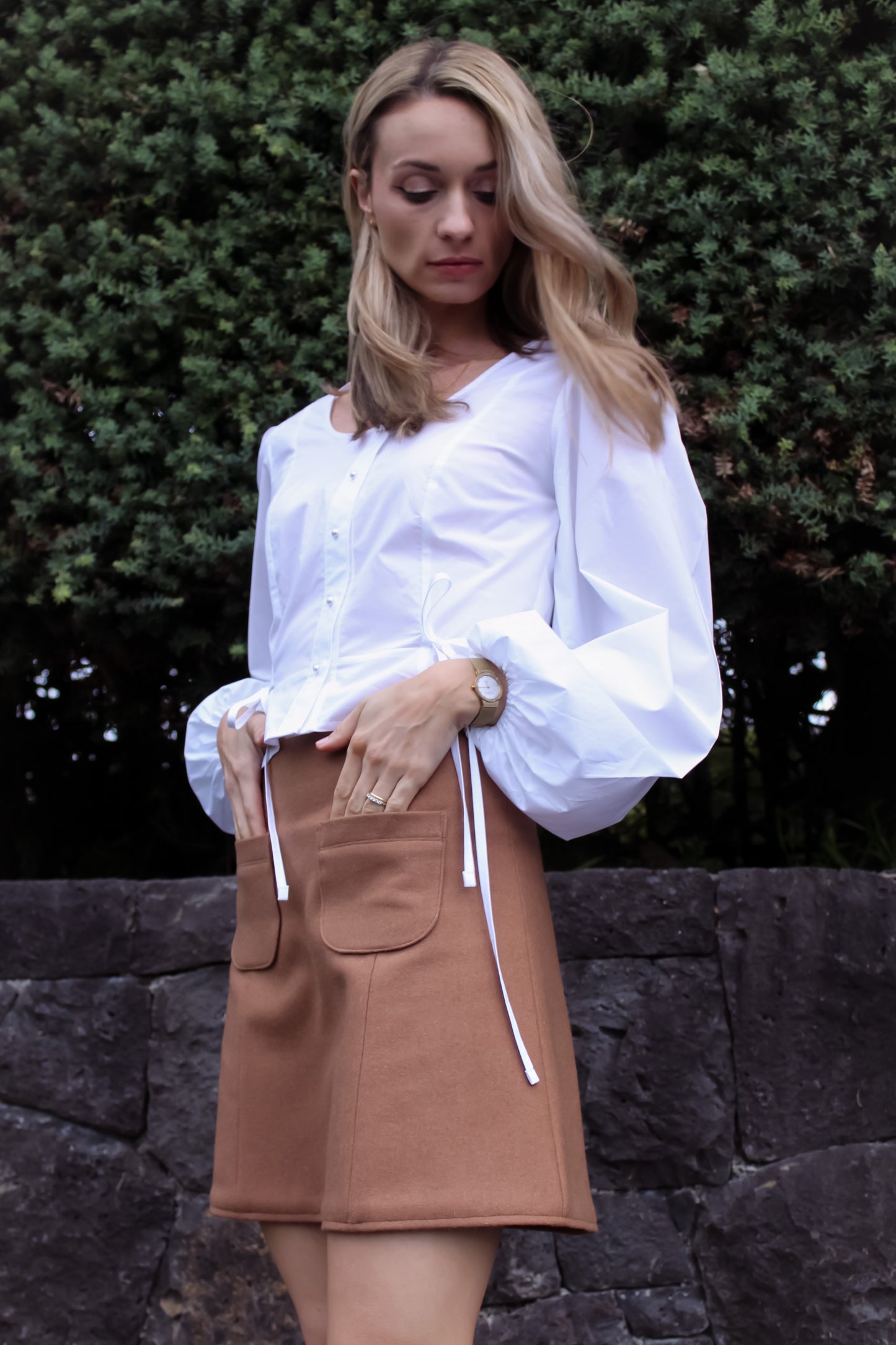 Barre Blouse | Snow White