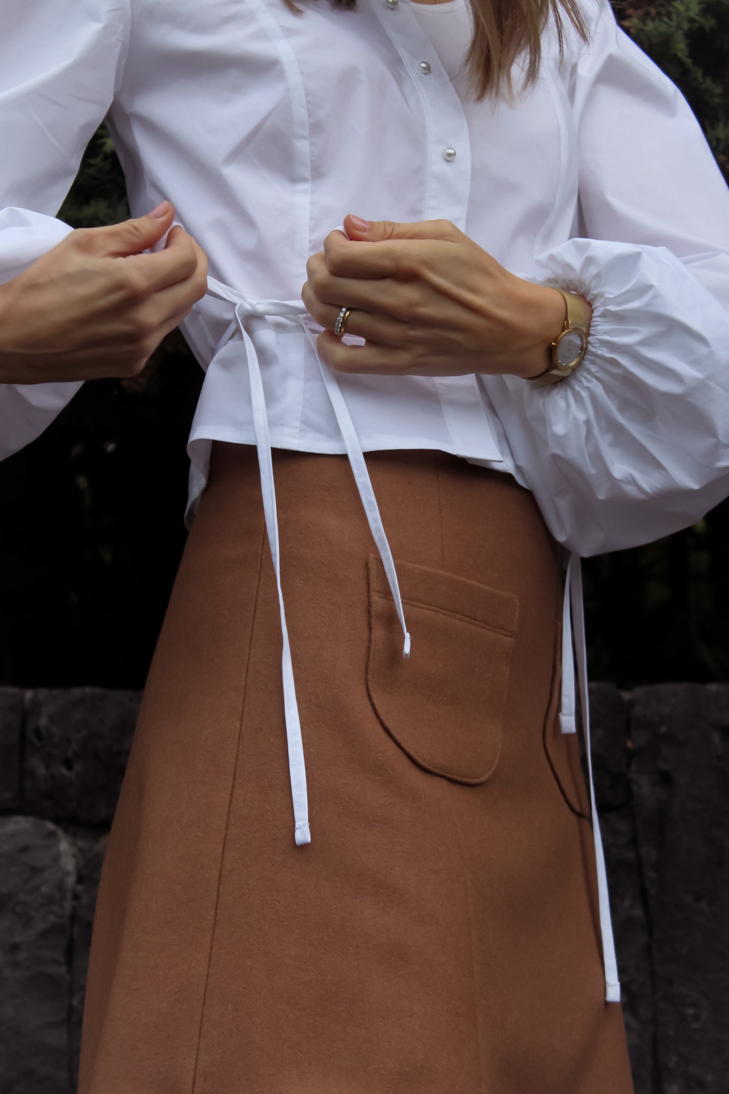 Barre Blouse | Snow White