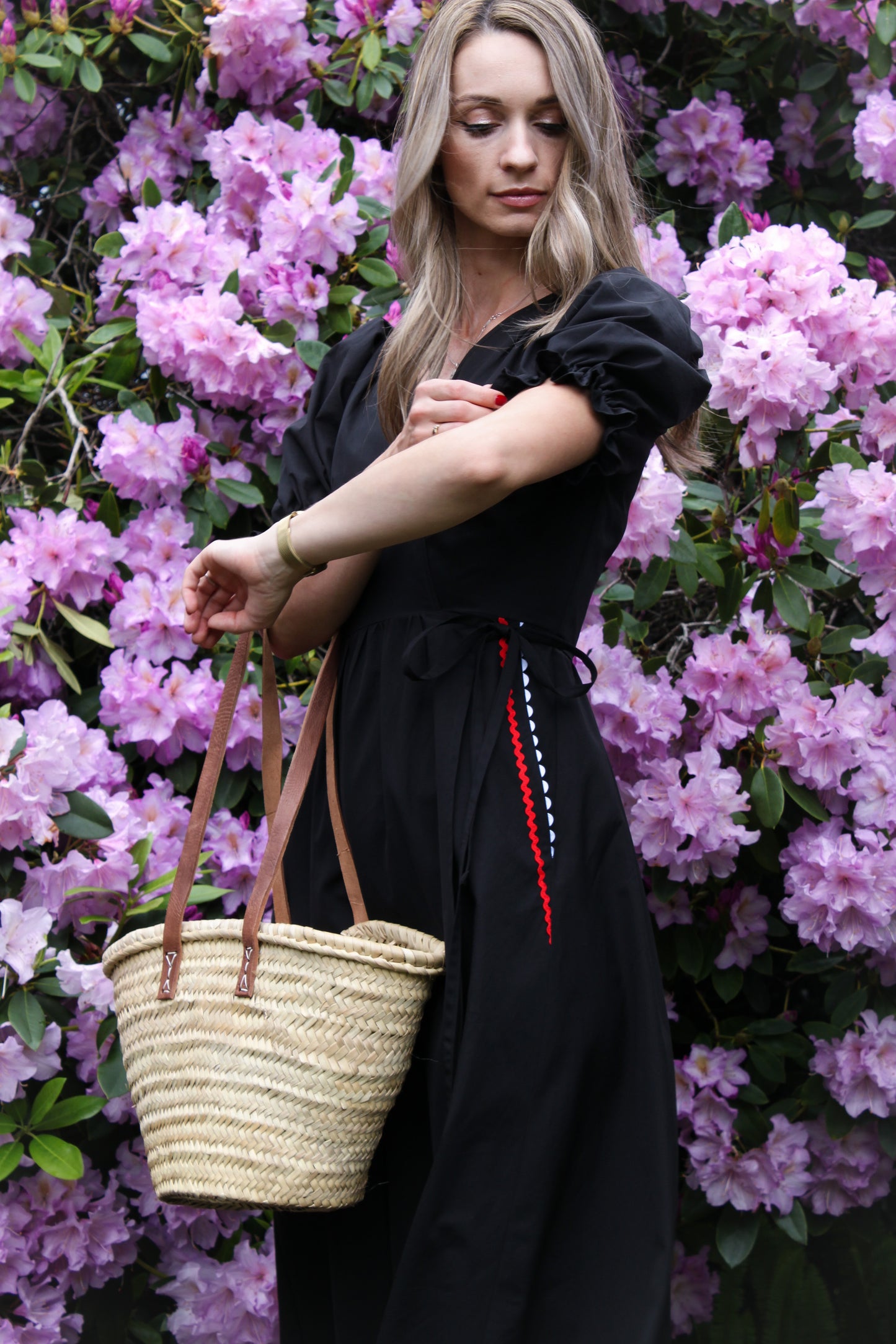 Party Wrap Dress | Raven Black