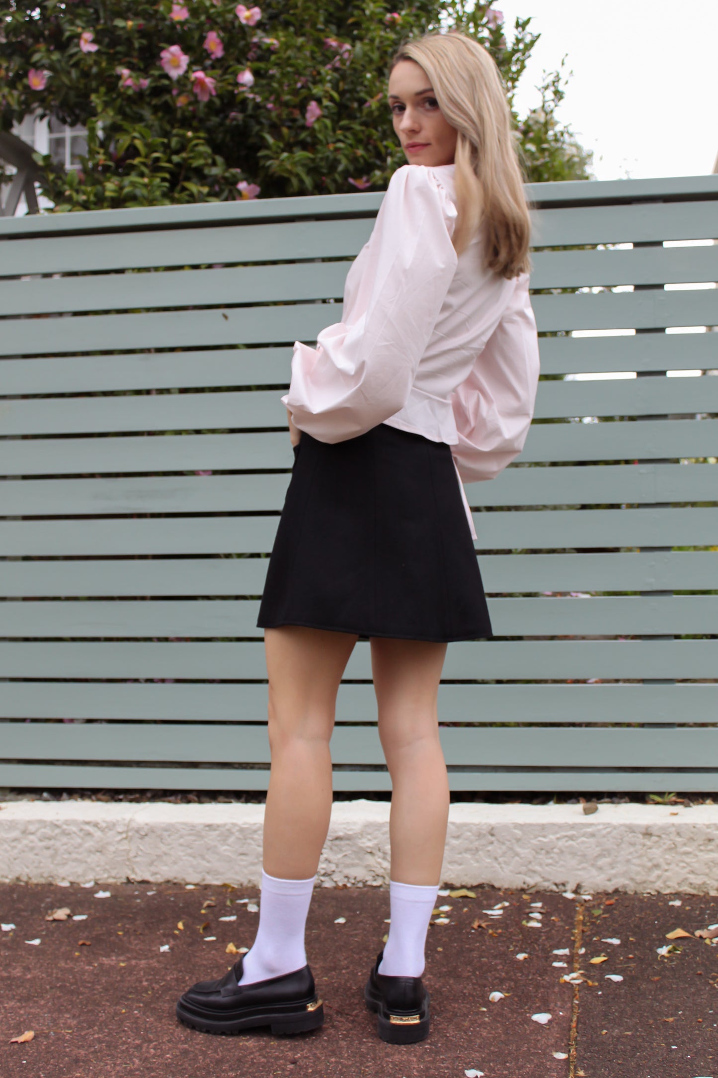 Playground Mini Skirt | Raven Black