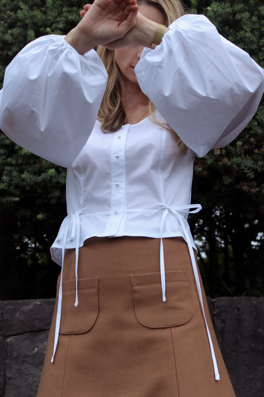 Barre Blouse | Snow White